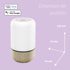 Immagine di Lampada notturna Soothe Ligth & Sound, bianco