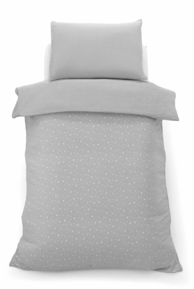 Immagine di Piumone Muslin, grigio/bianco