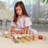 Immagine di Gioco Montessoriano Wooden Stacking Train, multicolore