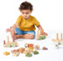 Immagine di Gioco Montessoriano Wooden Stacking Train, multicolore