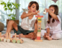 Immagine di Gioco Montessoriano Wooden Stacking Train, multicolore